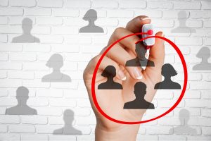 Targeting, marketing, recruit.